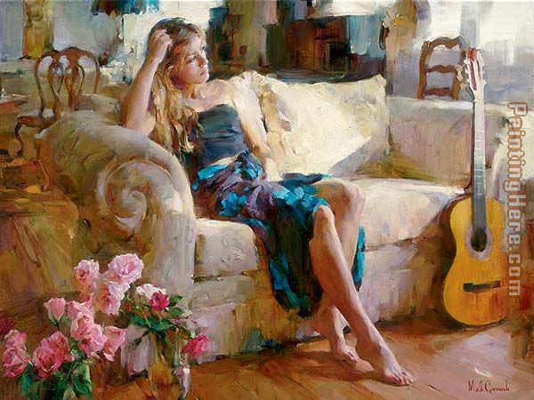 Music in the Afternoon painting - Garmash Music in the Afternoon art painting